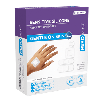 Sensitive Silicone Assorted Dressings/20