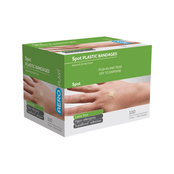 Plastic Spot Dressings 2.25 x 2.25cm Box/100