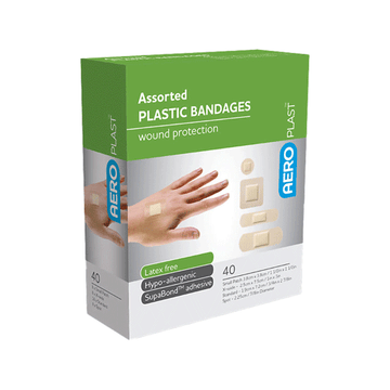Plastic Assorted Dressings Box/40