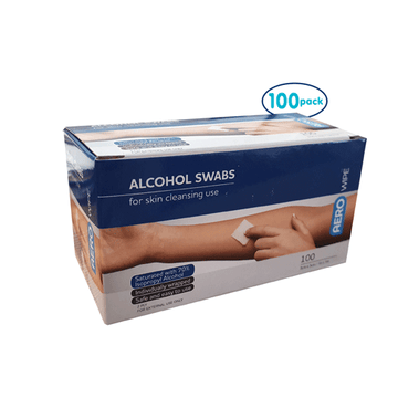 Alcohol Swabs (Box of 100) *GST Free